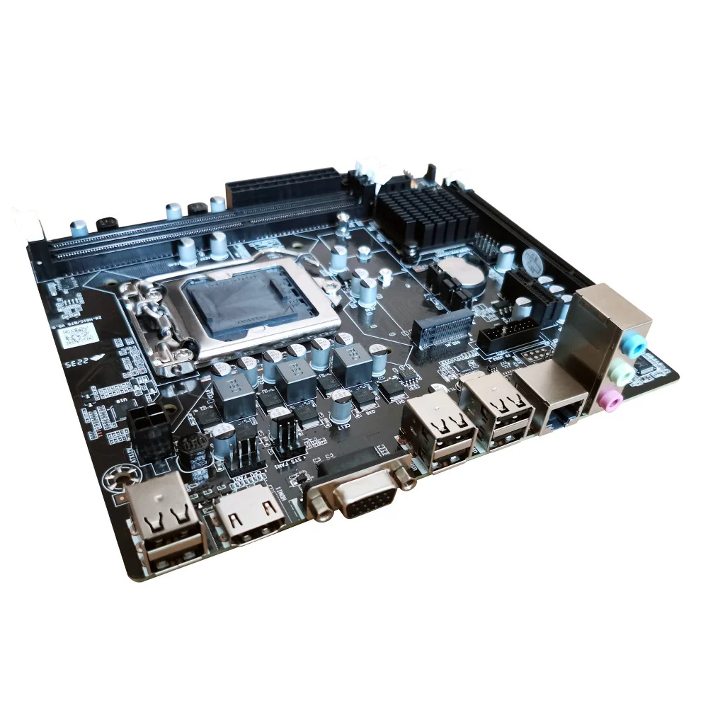 Placa-mãe Bmbh61-d2hg-m2 Rev 2.0 Box Ddr3 1155p Rede 10/100/1000 Bluecase -16gb / Vga / HDMI / M.2 Nvme 8