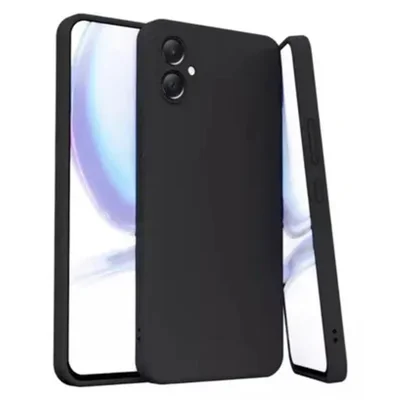 Capa Capinha Silicone Aveludada Para Samsung Galaxy A06 4g Preto