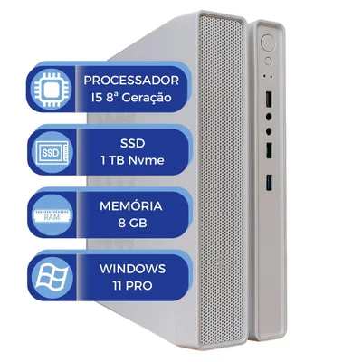 Computador Slim Br Multipc i5 8ªgeração 8GB 1TB Nvme Win11
