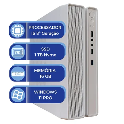 Computador Multipc Slim Br i5 8ª Geração 16gb 1TB Nvme Win11