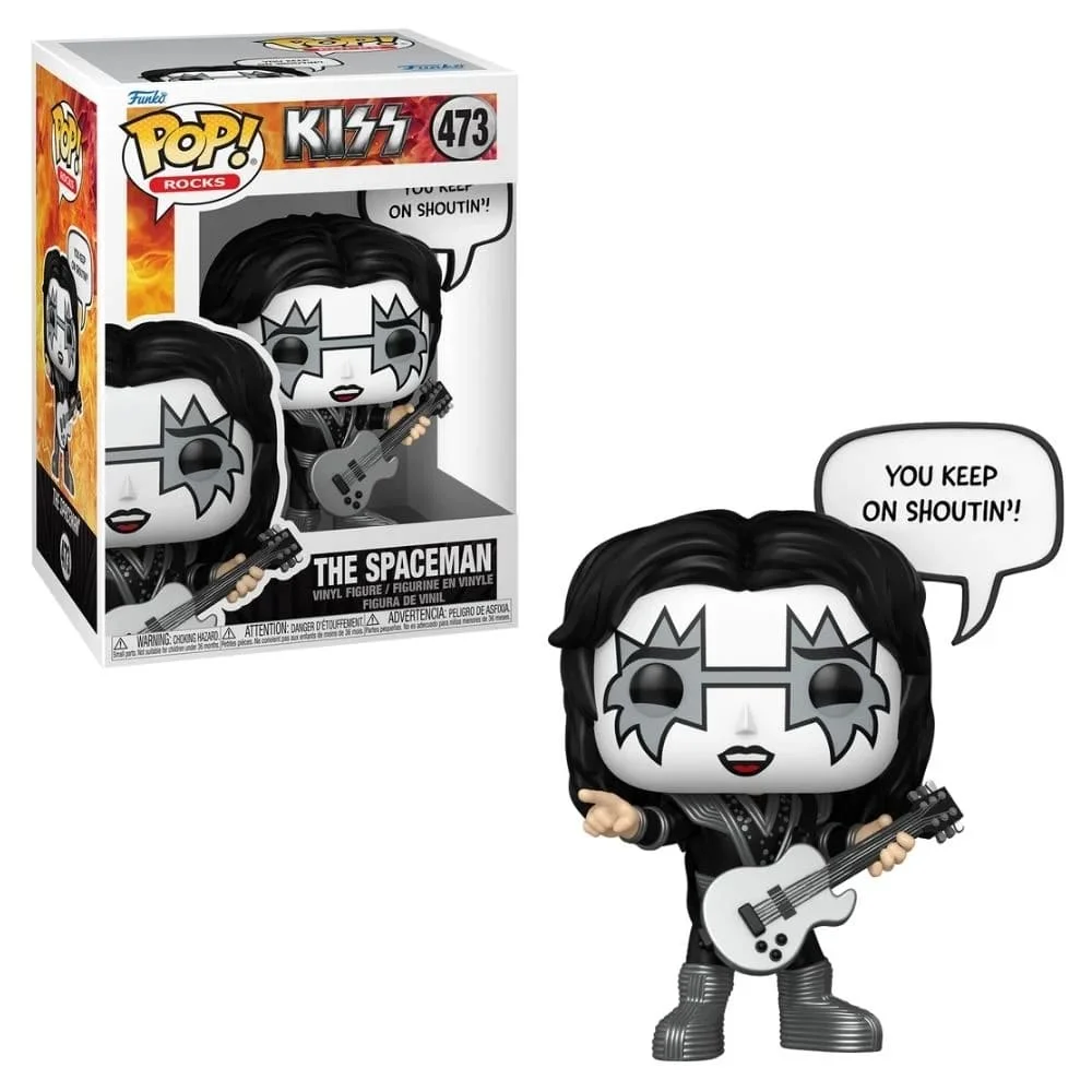 Imagem 3 de 5 do produto Boneco Funko Pop! Sayings Rocks Kiss - Ace Frehley (the Spaceman)