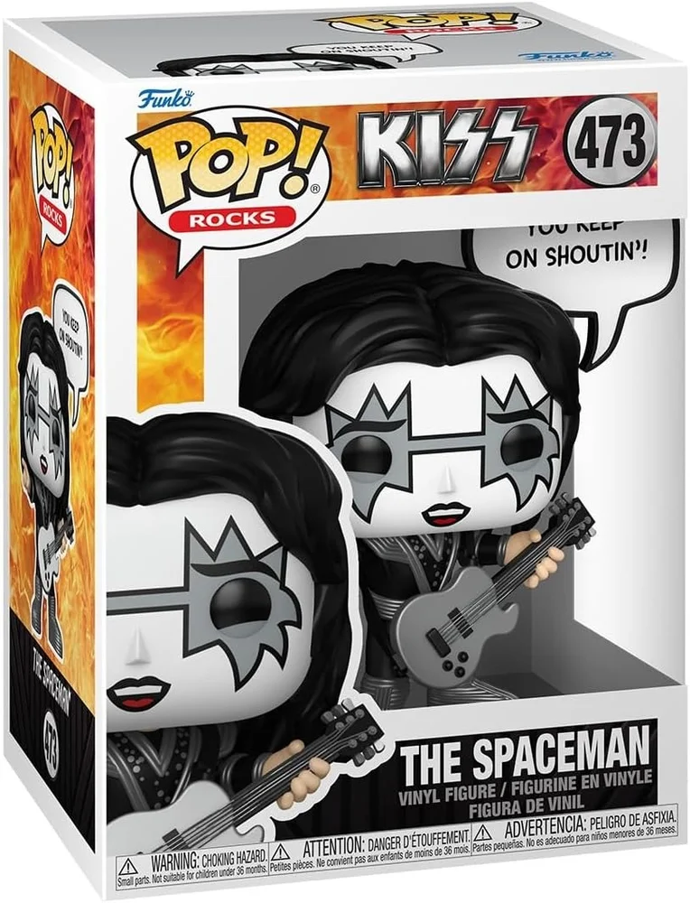 Imagem 5 de 5 do produto Boneco Funko Pop! Sayings Rocks Kiss - Ace Frehley (the Spaceman)