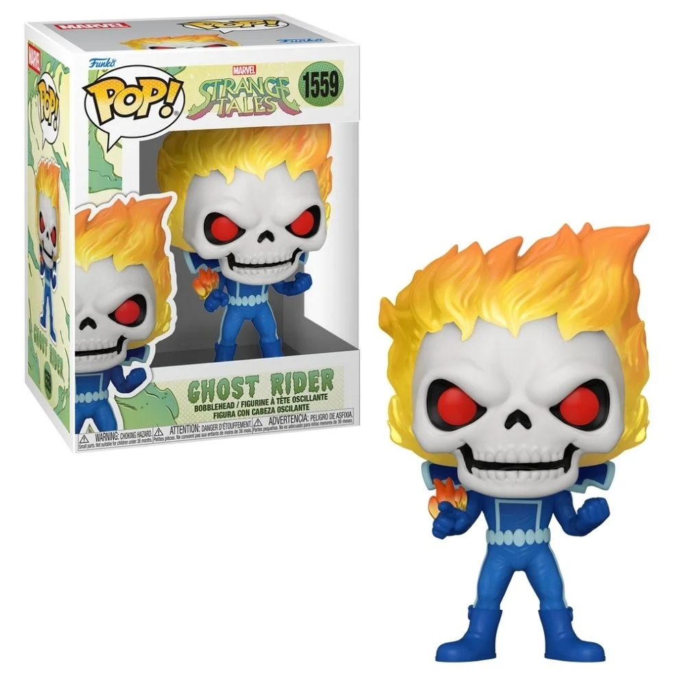 Imagem 4 de 4 do produto Boneco Funko Pop! Marvel Contos Estranhos - Motoqueiro Fantasma