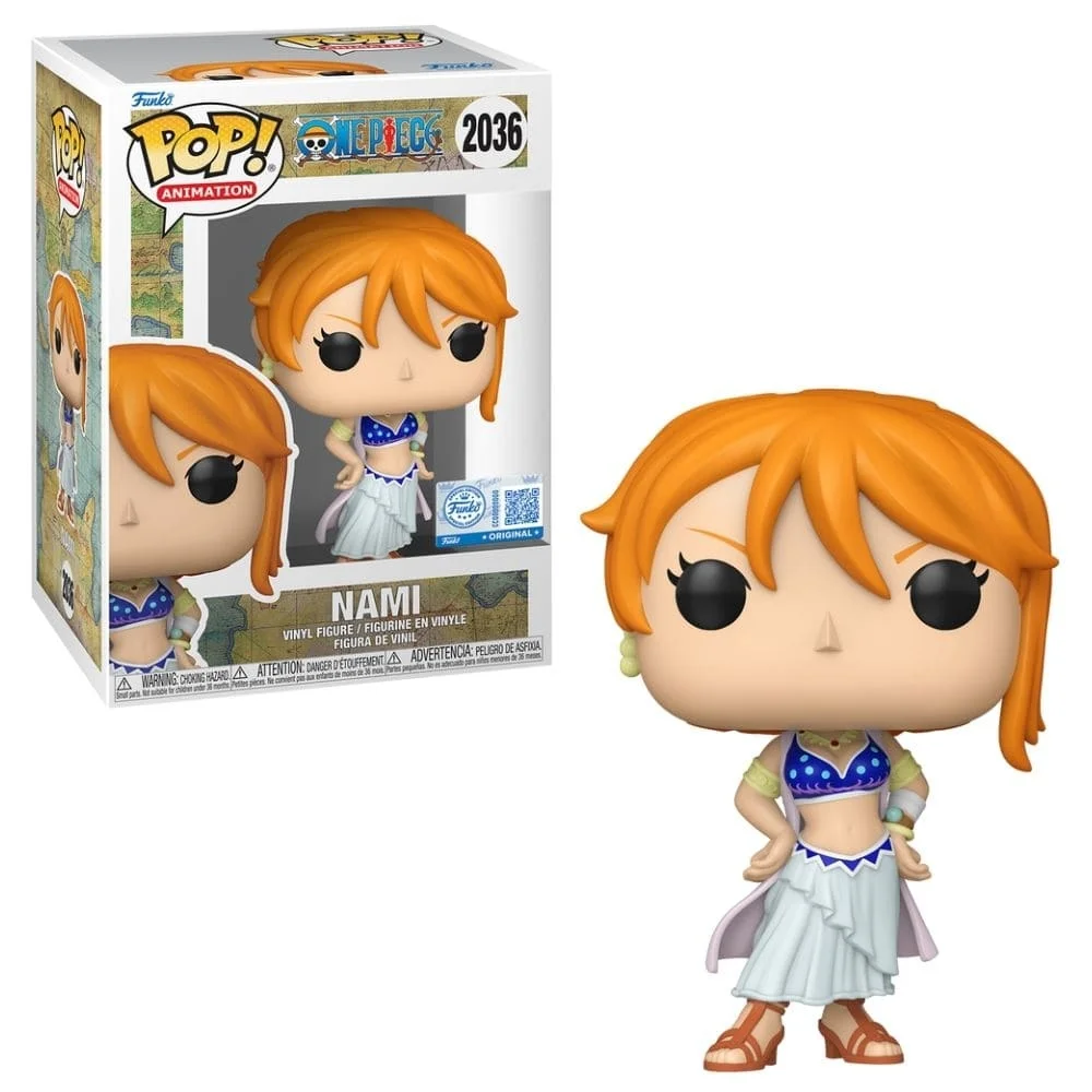 Imagem 2 de 3 do produto Boneco Funko Pop! One Piece Alabasta - Nami