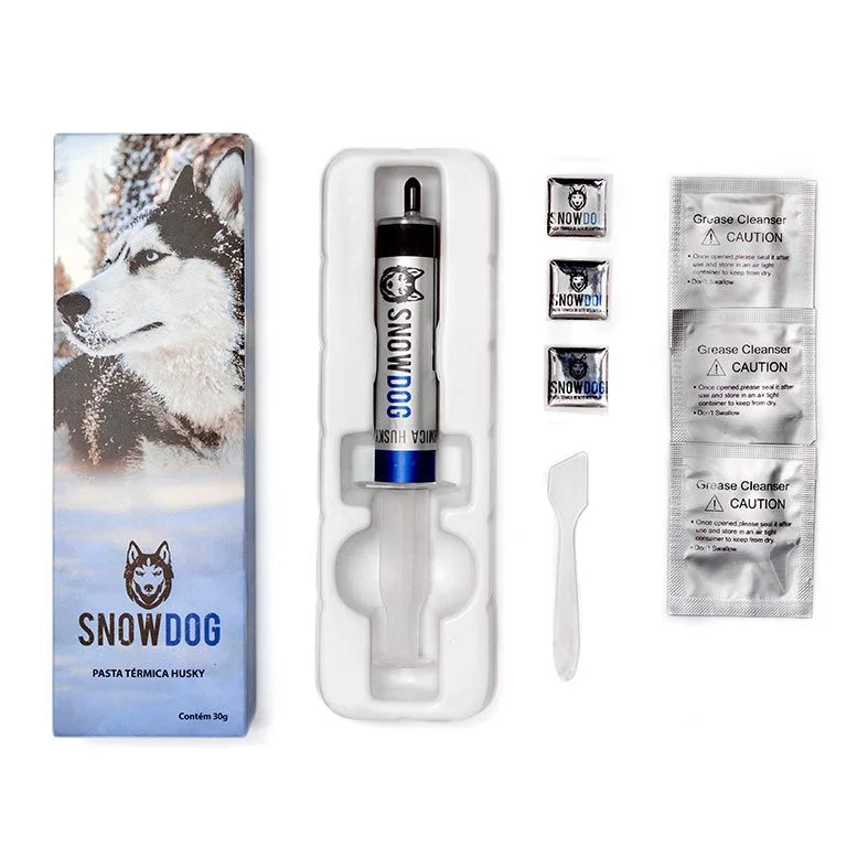 Imagem 3 de 3 do produto Pasta Térmica Alto Desempenho Snowdog Husky 12.8 W/mk 30g