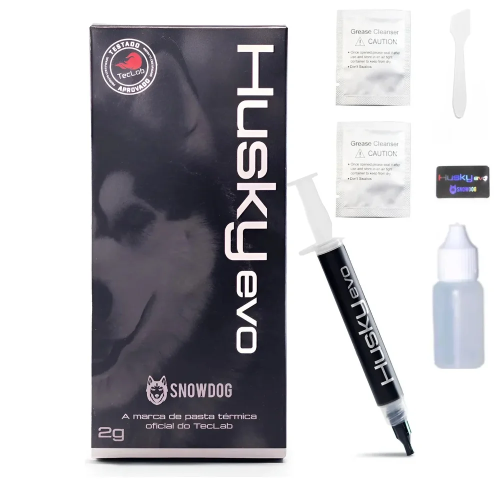 Pasta Térmica Overclock Gaming Snowdog Husky Evo 2g Cor Prata 4