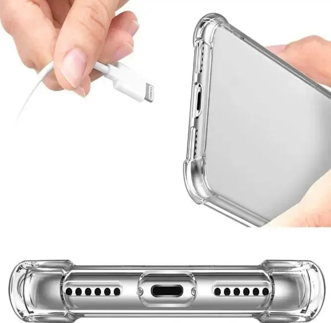 Imagem 3 de 5 do produto Capa Capinha Transparente Para Iphone 16 Pro Max Anti Impactos