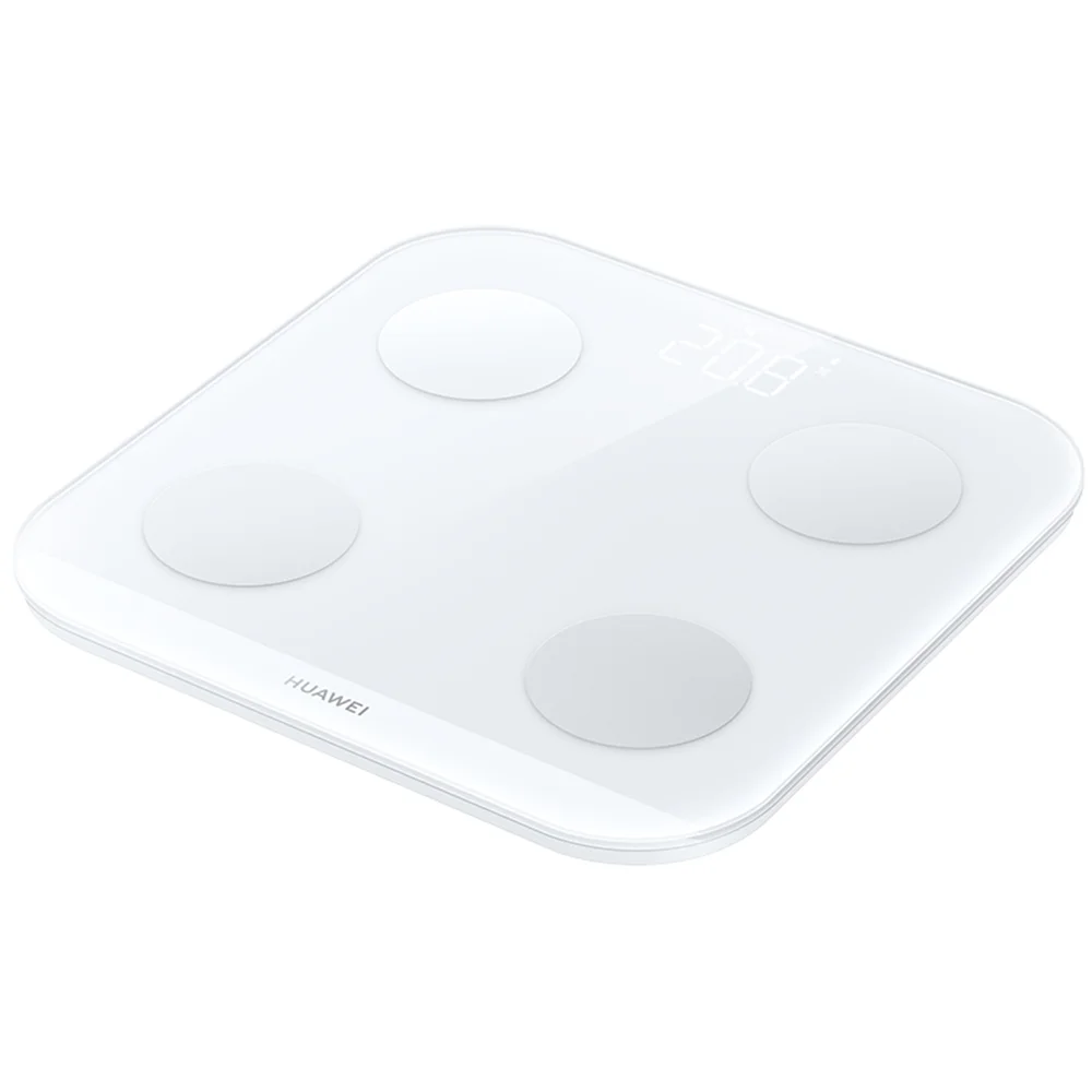 Imagem 5 de 5 do produto Balança Bioimpedância Inteligente Huawei Scale 3, Wifi, Bluetooth, Até 150Kg, Android, ou iOS, Branco - SCALE3