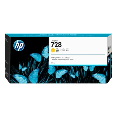 Cartucho De Tinta Hp 728 Amarelo F9k15a | Plotter Hp Designjet T730 T830