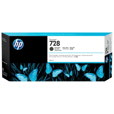 Cartucho De Tinta Hp 728 Preto Fosco F9j68a | Plotter Designjet T730 T830