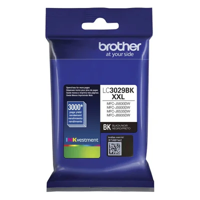 Cartucho De Tinta Brother Lc3029bk Lc-3029bk Preto | Mfc-j5830dw J6935dw