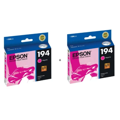 Cartucho De Tinta Epson T194 Kit 2 T194320 Magenta | Expression Xp214 Xp 214 Xp204 Xp 204
