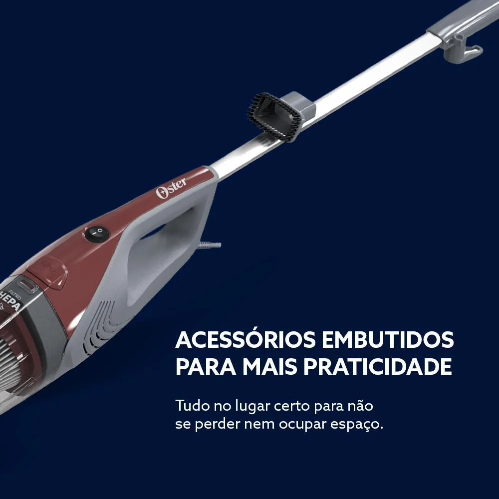 Imagem 4 de 5 do produto Aspirador De Pó Vertical Oster Stick 2 Em 1 Oasp610 - 220v