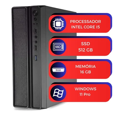Computador Slimdesk Multipc i5 16gb SSD 512 Gb Win11 Pro