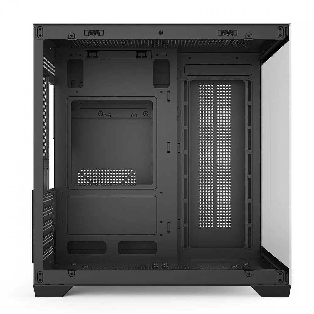 Imagem 3 de 5 do produto Gabinete Gamer Brx Xtreme Glacier, Mini Tower,  Lateral E Frontal De Vidro, Com 3 Fans, Preto, R41b