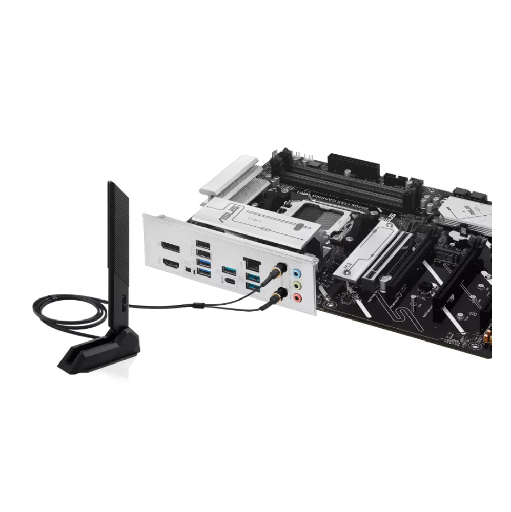 Placa Mãe Asus B650e Max Gaming Wifi, Amd Am5, Atx, Wf/blt, Ddr5 - B650e Max Gaming Wifi 6