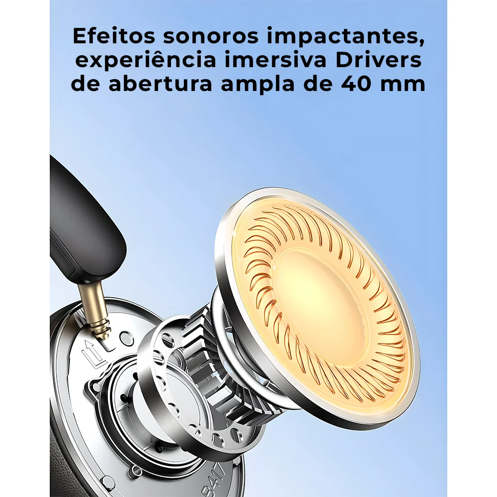 Imagem 3 de 5 do produto Fone Bluetooth Ugreen Sem Fio 80h Bateria Longa Duração