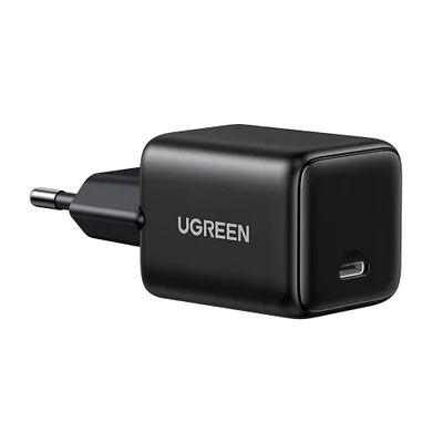 Carregador Usb-c Ugreen 30w Gan Pd Qc4 Carregamento Rápido