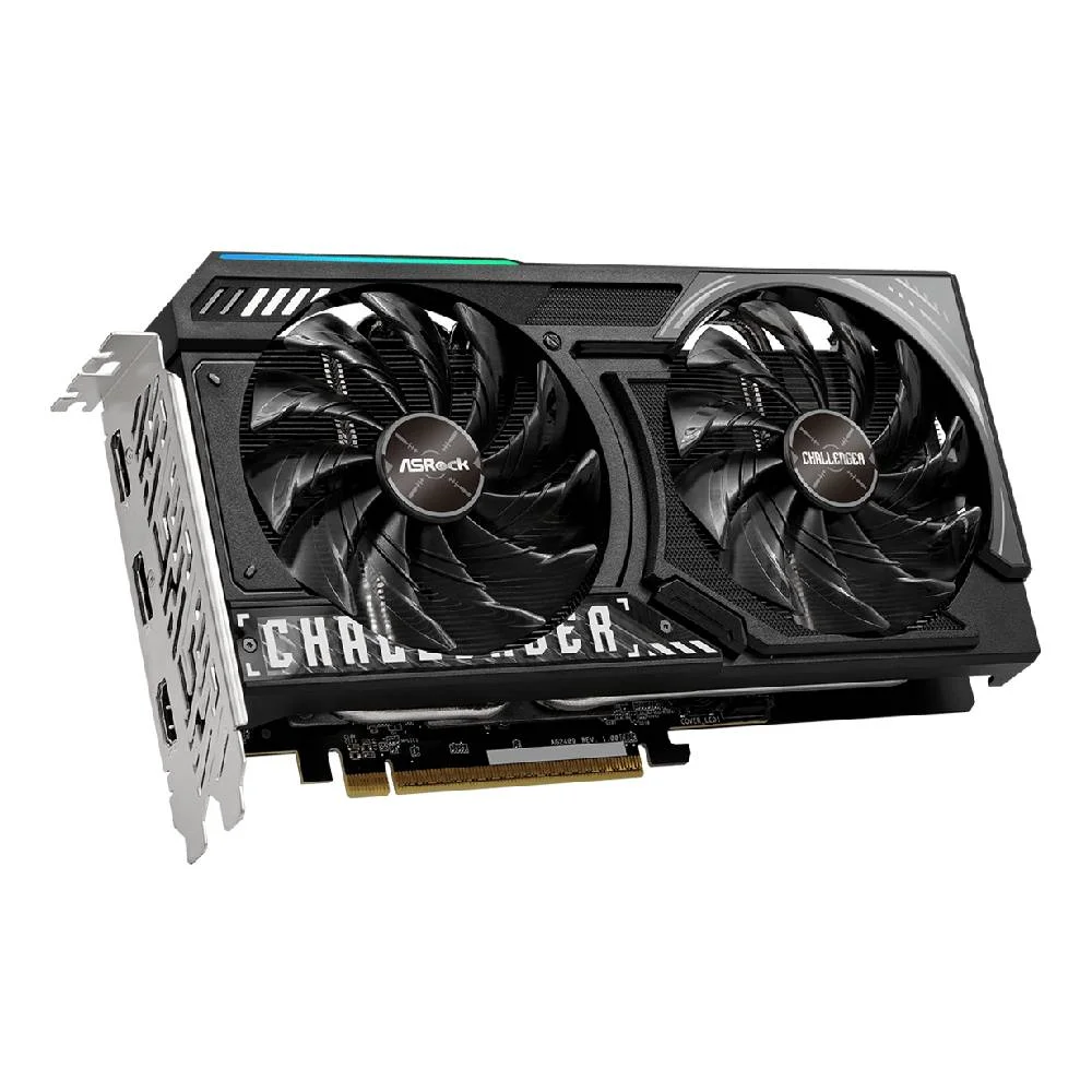 Imagem 4 de 5 do produto Placa De Vídeo Asrock Amd Radeon Rx 9060 Xt Challenger Oc 16gb Gddr6 128 Bits - 90-ga5qzz-00uanf