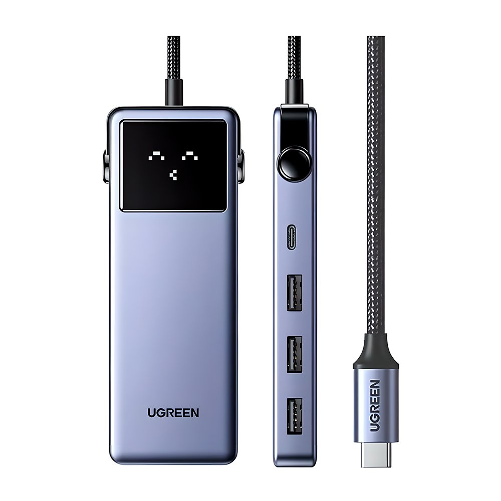 Hub Usb-c Ugreen 7 Em 1 HDMI Usb-c 3 Usb-a Rj45 Ethernet