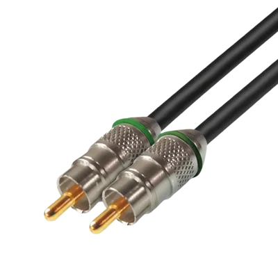 Cabo Subwoofer Rca Macho 3m Premium Cabos Golden