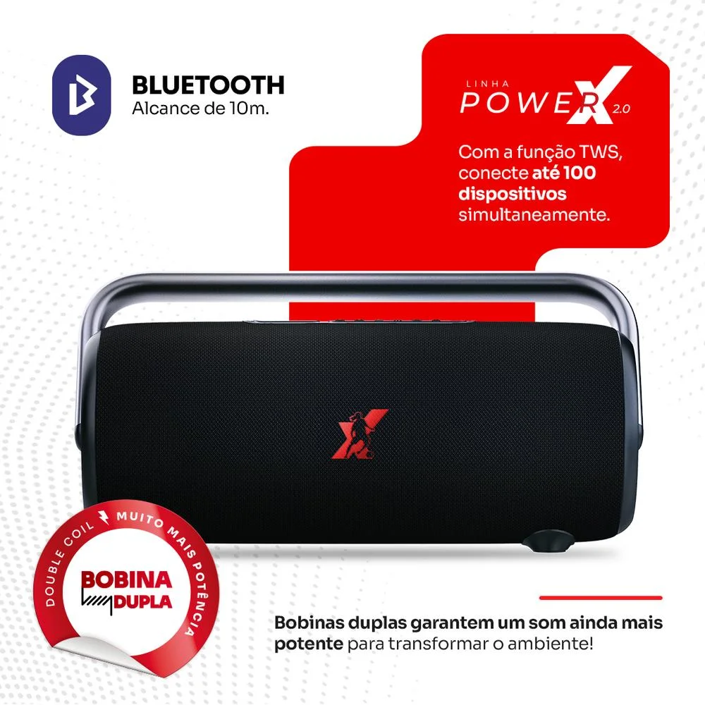 Imagem 3 de 5 do produto Caixa De Som Amplificada Amvox Aca 610 Boomvox