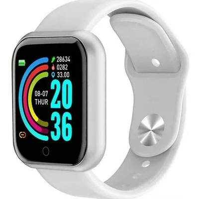 Smartwatch D20s - Monitor De Saúde, Tela Hd, E Pulseira Ds Cor:branco;tamanho:único;gênero:unissex
