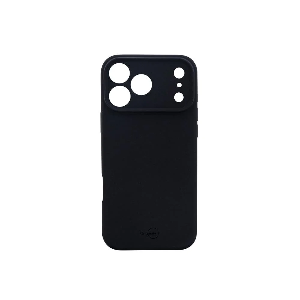 Imagem 2 de 5 do produto Capa Iphone 17 Pro Max Silicone Com Proteção De Câmera   Iplace, Preto