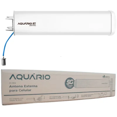 Antena Externa 5g Full Band Direcional 13,5 Dbi Aquario