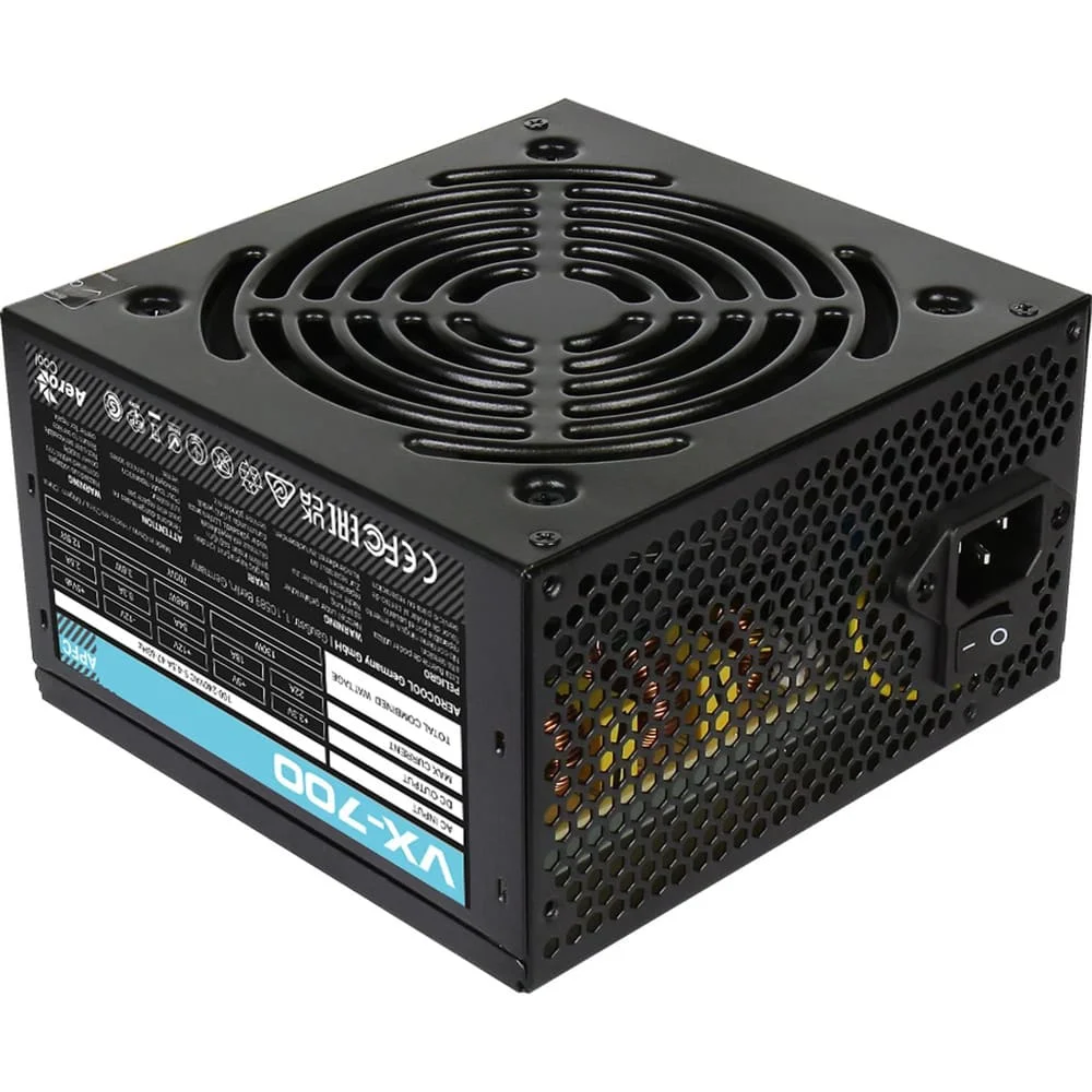 Imagem 2 de 5 do produto Fonte Gamer Atx Aerocool Vx-700 700w Bivolt Sem Cabo