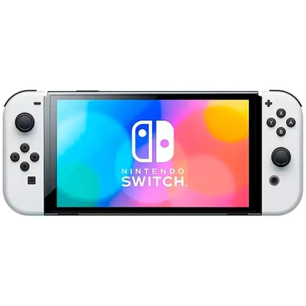 Imagem 4 de 4 do produto Console Nintendo Switch OLED Com Joy-con Branco + Mario Wonder + 3 Meses De Assinatura