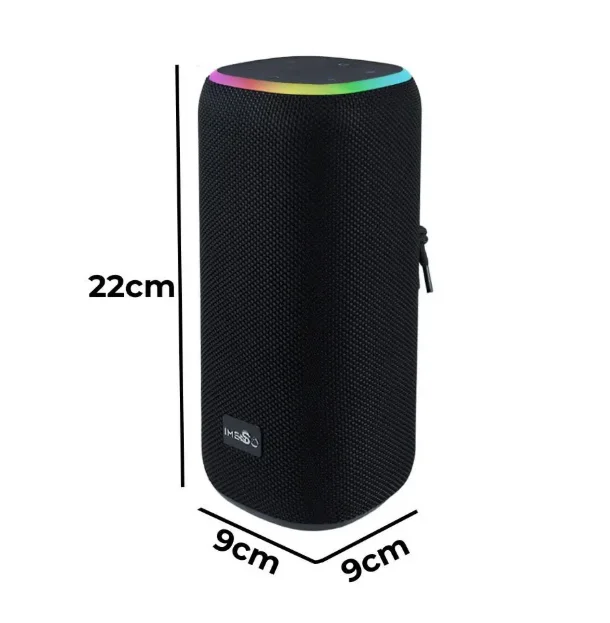 Imagem 3 de 5 do produto Caixa De Som Bluetooth Imenso X81 60w Tws À Prova D'água RGB