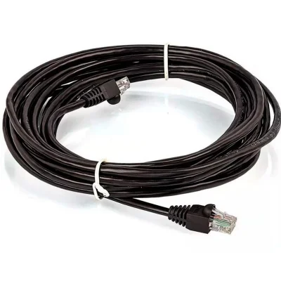 Cabo Rede Patch Cord Cat5 10mts Pluscable Preto
