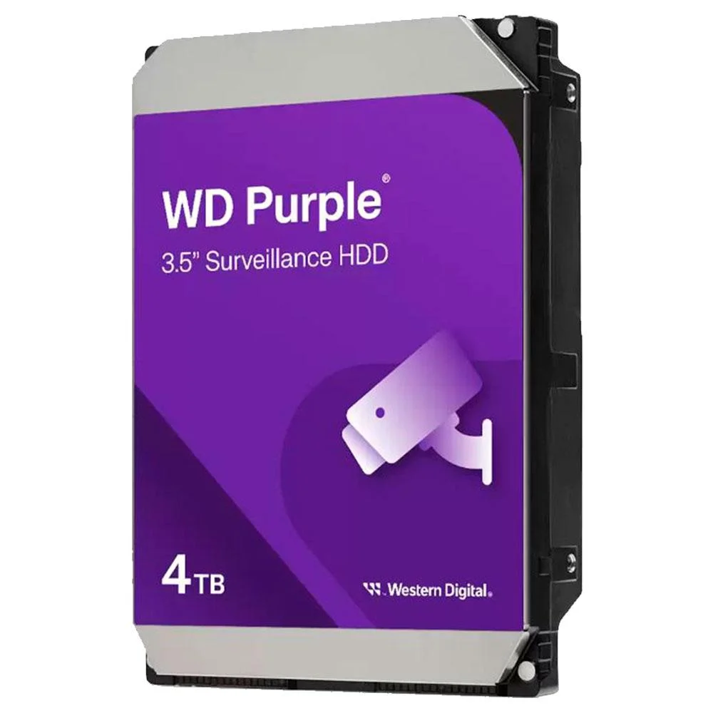 Hdd Wd Purple 4 Tb Para Segurança Vigilancia
