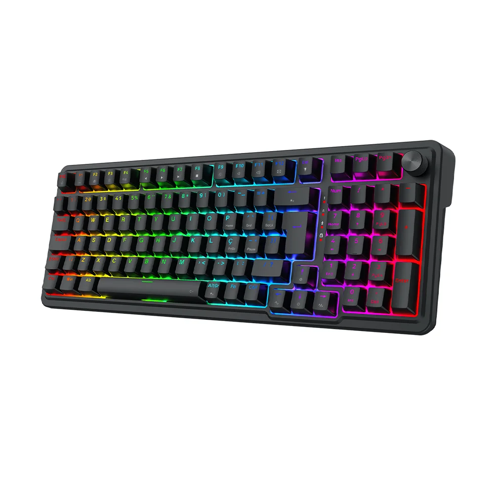 Teclado Gamer Magnético Redragon Eisa Switch Ultramag Preto