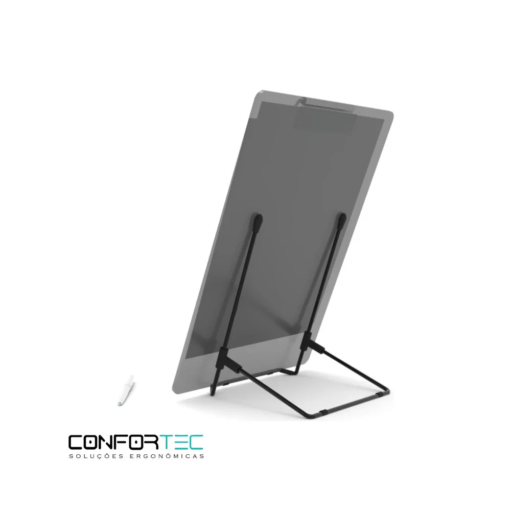 Imagem 4 de 5 do produto Suporte Ergonômico Para Notebook / Tablet - Ajustável 35°-60° – Easy Preto