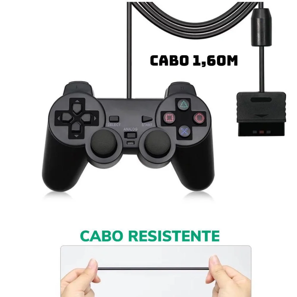 Controle P/ Ps2 Shinka Sh-ctl-2