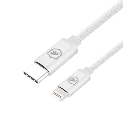 Cabo Symetric - Branco - Lightning / Tipo C - 1,5m - Gshield