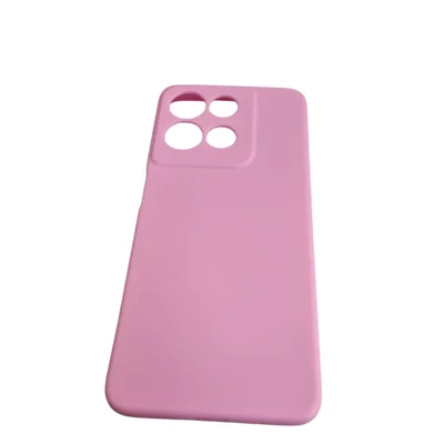 Capa Capinha Silicone Aveludado Rosa Para Motorola Moto G15 — foto 2