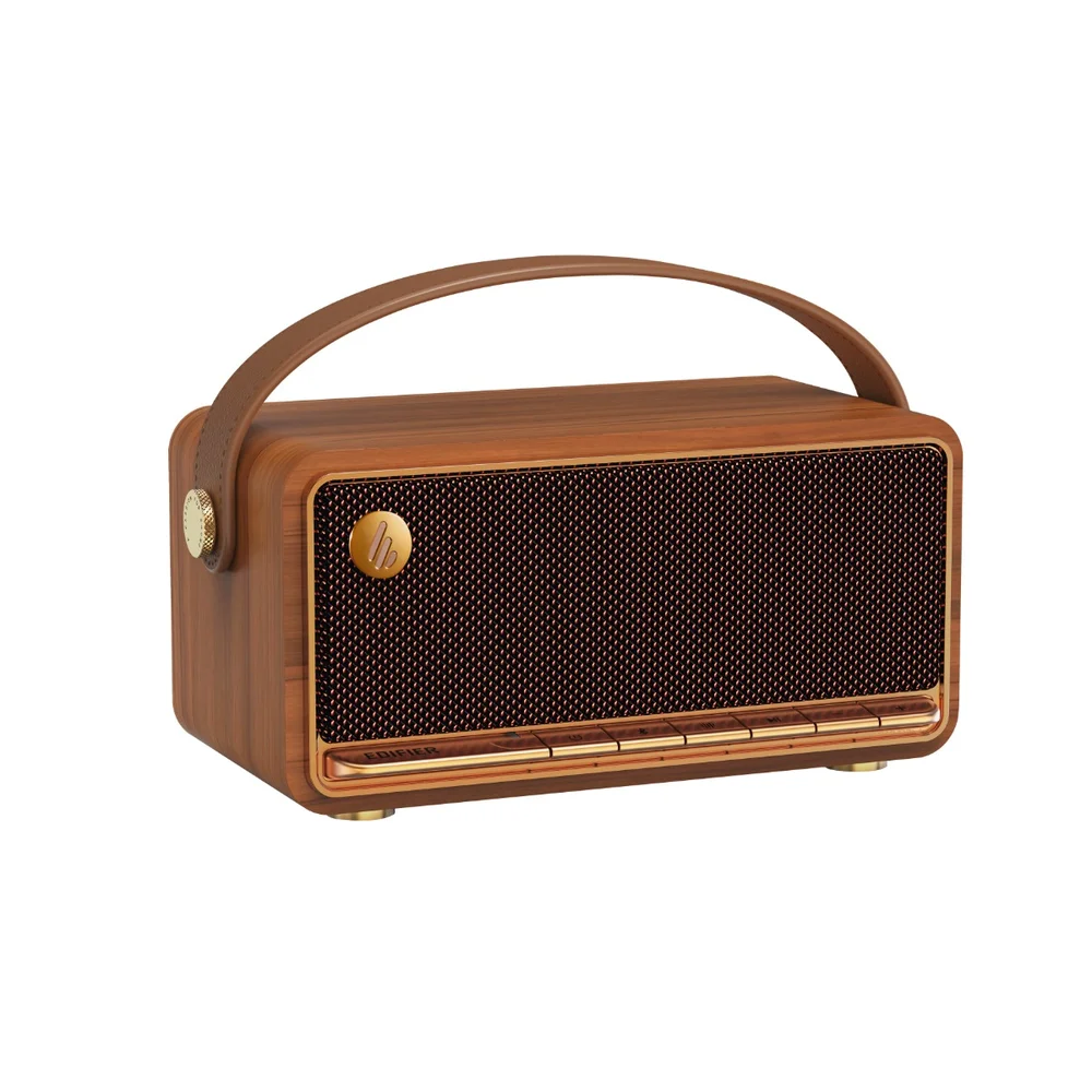 Caixa de Som Portátil, 40W RMS, Acabamento Premium, Bateria até 19h, Bluetooth 6.0, Cartão Micro SD, - MP330 EDIFIER Madeira