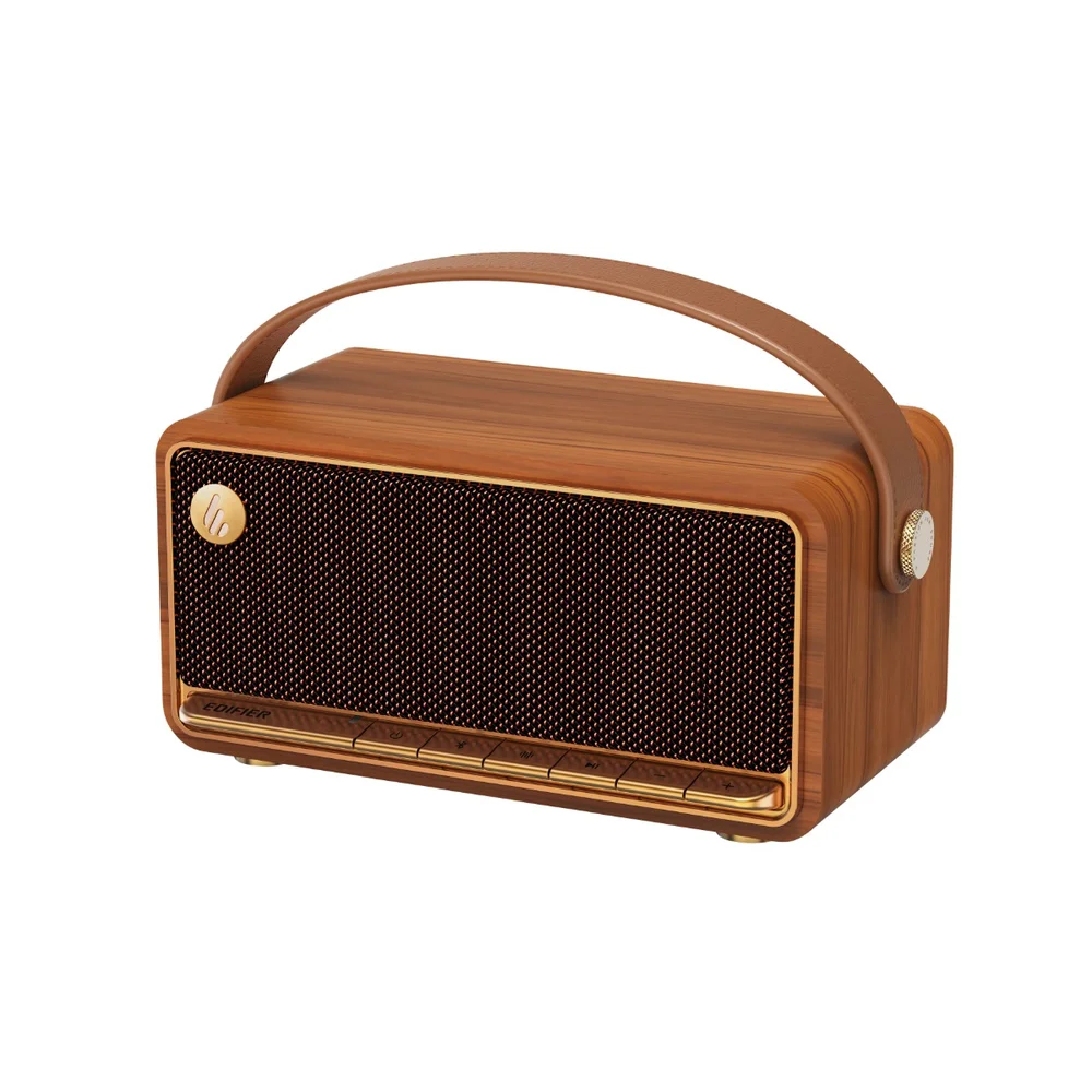 Imagem 4 de 5 do produto Caixa de Som Portátil, 40W RMS, Acabamento Premium, Bateria até 19h, Bluetooth 6.0, Cartão Micro SD, - MP330 EDIFIER Madeira