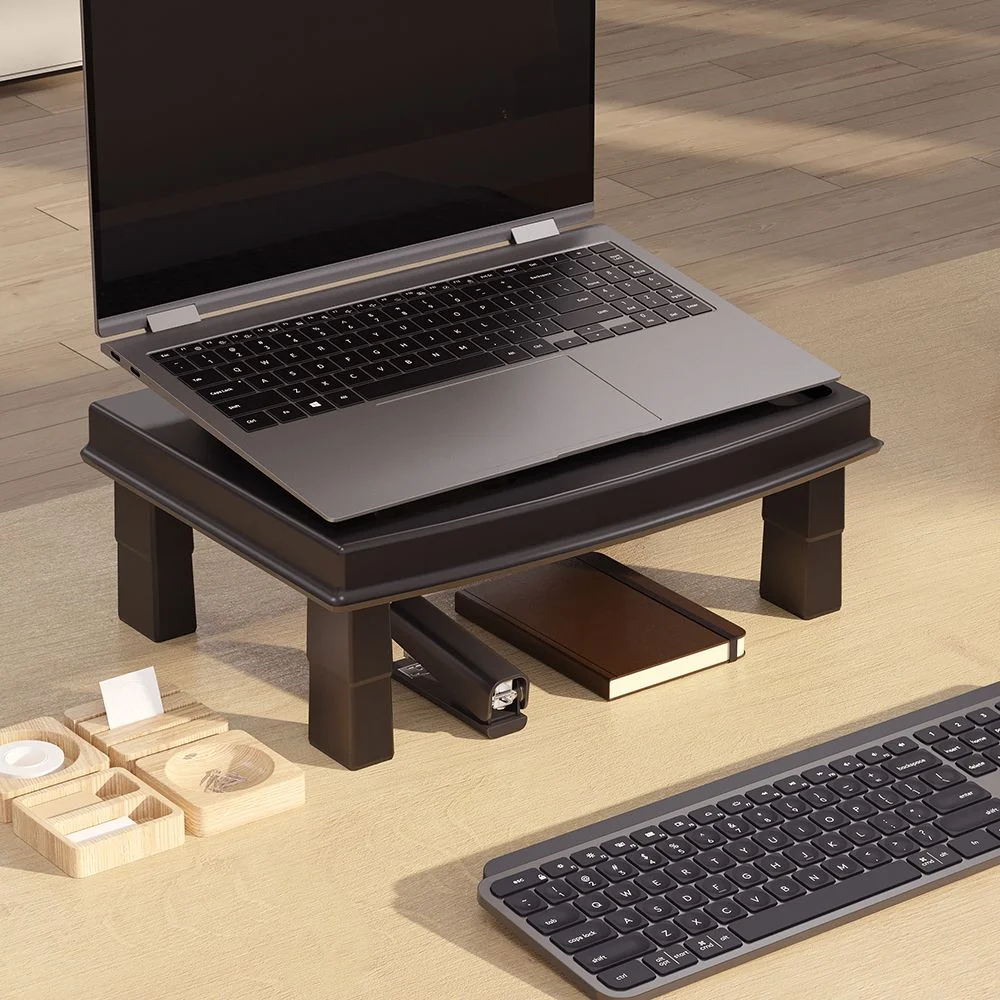Imagem 4 de 5 do produto Suporte Para Monitor E Notebook Reliza Ergonew 4 - Ergonômico - Com Regulagem De Altura - Preto