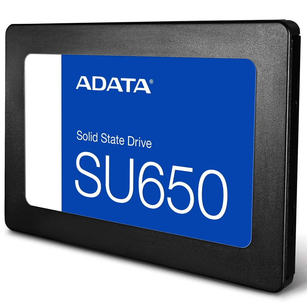 Imagem 2 de 5 do produto SSD Adata Ultimate Su650 1TB, Sata Iii 6gb/s, 2,5", Leitura Até 520mb/s, Gravação Até 450mb/s - Asu650ss-1tt-r