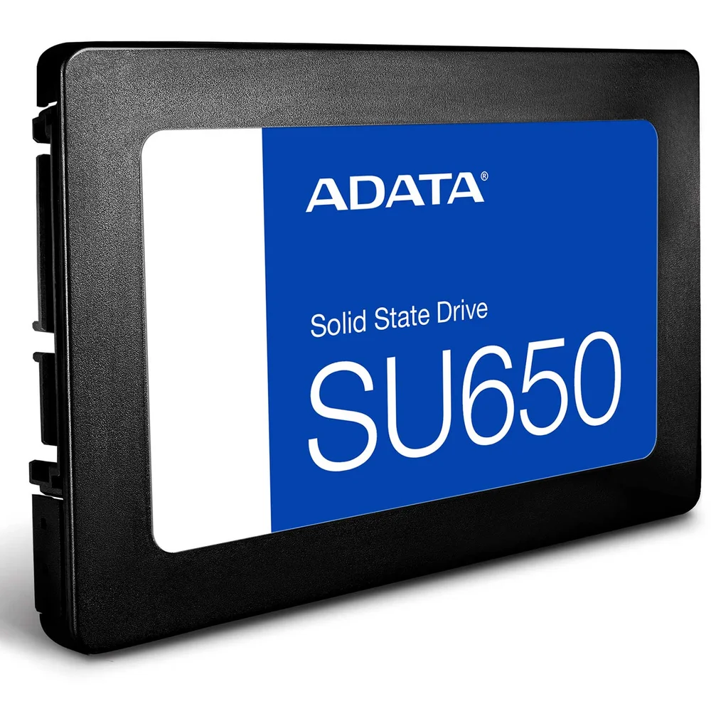 Imagem 3 de 5 do produto SSD Adata Ultimate Su650 1TB, Sata Iii 6gb/s, 2,5", Leitura Até 520mb/s, Gravação Até 450mb/s - Asu650ss-1tt-r