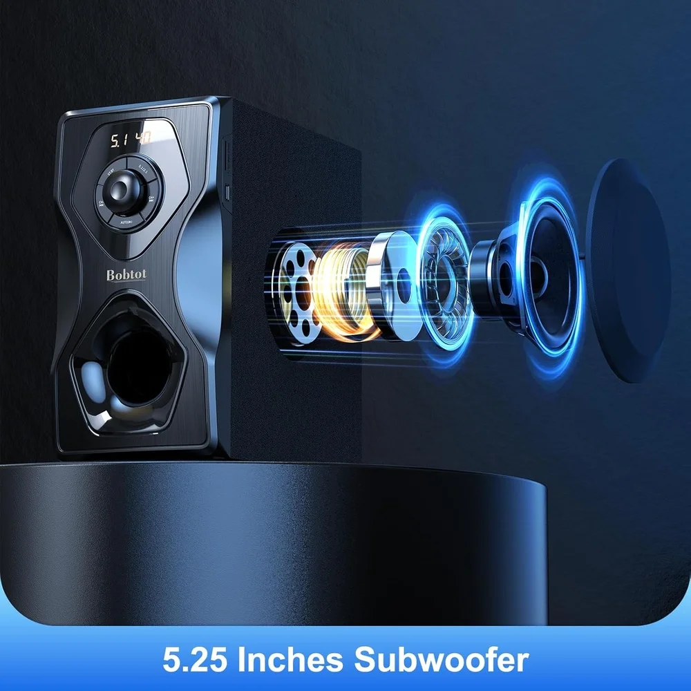 Imagem 3 de 5 do produto Home Theater B48S 5.1 Dolby Atmos Som Surround Graves 110V