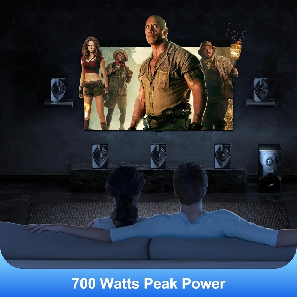 Imagem 5 de 5 do produto Home Theater B48S 5.1 Dolby Atmos Som Surround Graves 110V