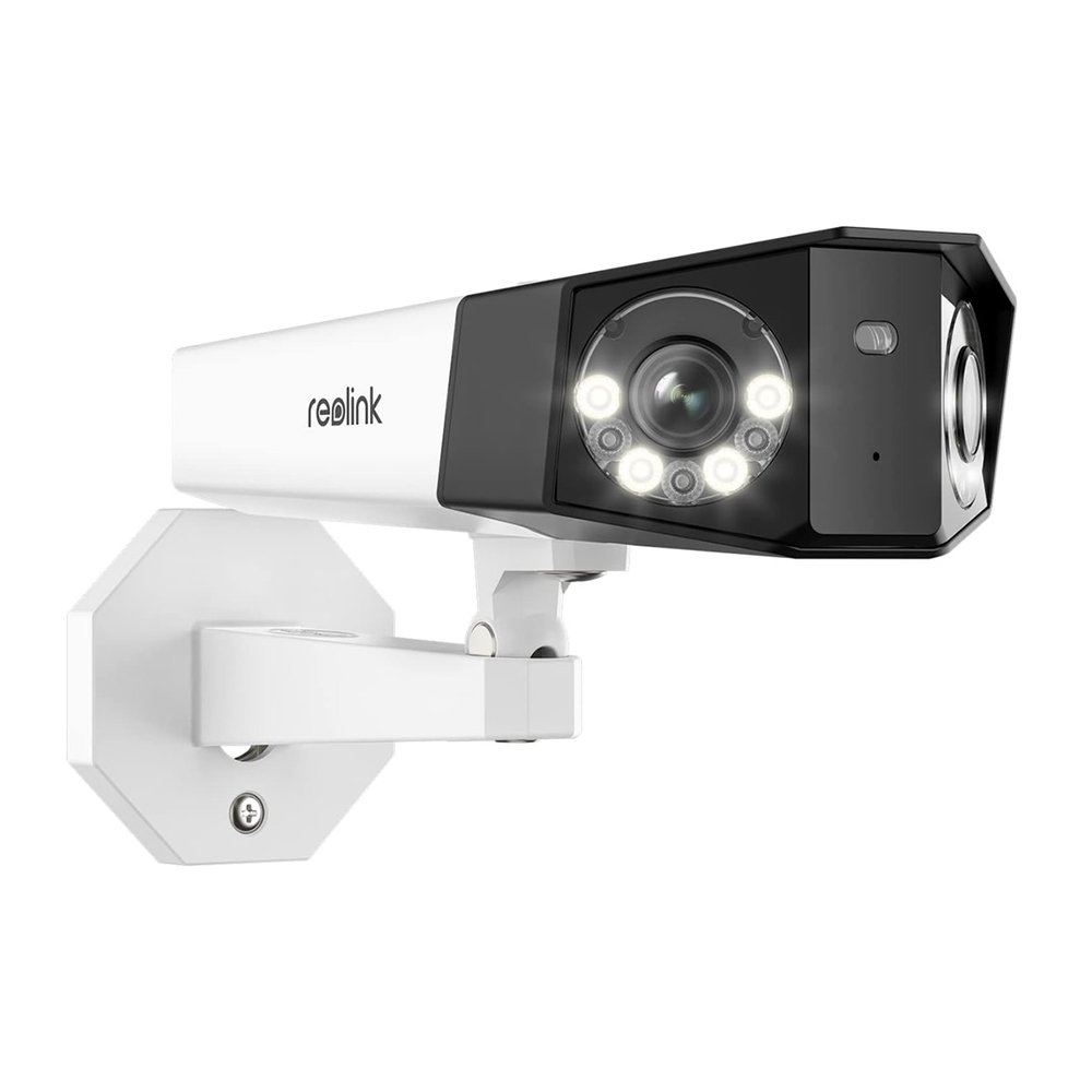 Câmera Reolink Duo 2 Poe 4k 180° Detecção Ia Visão Colorida