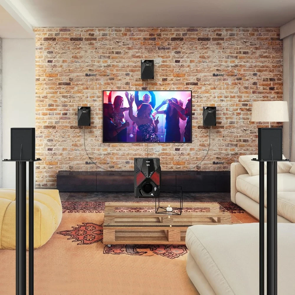 Imagem 2 de 5 do produto Home Theater Bobtot B79 1000W 5.1 Subwoofer 8 HDMI 110V