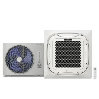Ar Condicionado Split Electrolux Cassete 8 Via Inverter 36.000 Btu/h Frio Efficient Monofásico Branco Ki36f/ke36f/kip3648 220v