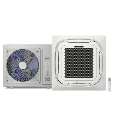 Ar Condicionado Split Electrolux Cassete 8 Vias Inverter 48.000 Btu/h Frio Efficient Monofásico Branco Ki48f/ke48f 220v